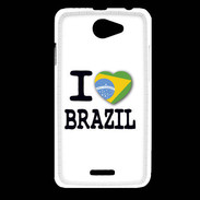 Coque HTC Desire 516 I love Brazil 2
