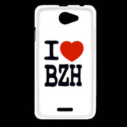 Coque HTC Desire 516 I love BZH