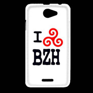 Coque HTC Desire 516 I love BZH 2