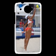 Coque HTC Desire 601 Beach Volley féminin 50