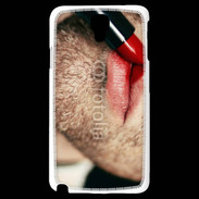 Coque Samsung Galaxy Note 3 Light bouche homme rouge