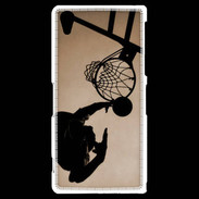 Coque Sony Xperia Z2 Basket en noir et blanc