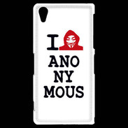 Coque Sony Xperia Z2 I love anonymous