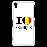 Coque Sony Xperia Z2 I love Belgique 2