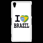 Coque Sony Xperia Z2 I love Brazil 2