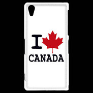 Coque Sony Xperia Z2 I love Canada 2
