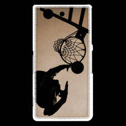 Coque Sony Xperia Z3 Compact Basket en noir et blanc