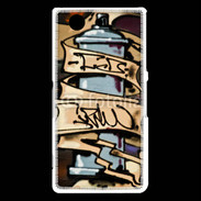 Coque Sony Xperia Z3 Compact Graffiti bombe de peinture 6