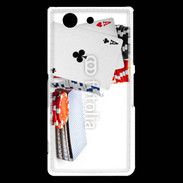 Coque Sony Xperia Z3 Compact Paire d'as au poker 5