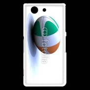 Coque Sony Xperia Z3 Compact Ballon de rugby irlande