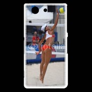 Coque Sony Xperia Z3 Compact Beach Volley féminin 50