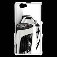 Coque Sony Xperia Z1 Compact Belle voiture sportive blanche
