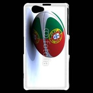 Coque Sony Xperia Z1 Compact Ballon de rugby Portugal
