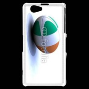 Coque Sony Xperia Z1 Compact Ballon de rugby irlande