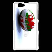 Coque Sony Xperia Z1 Compact Ballon de rugby Pays de Galles