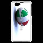 Coque Sony Xperia Z1 Compact Ballon de rugby Italie