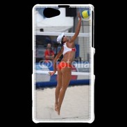 Coque Sony Xperia Z1 Compact Beach Volley féminin 50
