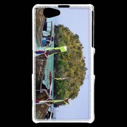 Coque Sony Xperia Z1 Compact DP Barge en bord de plage
