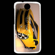Coque HTC Desire 310 Belle voiture jaune et noire