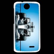 Coque HTC Desire 310 Formule 1 sur fond bleu