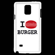 Coque Samsung Galaxy Note 4 I love Burger