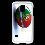 Coque Samsung Galaxy S5 Mini Ballon de rugby Portugal