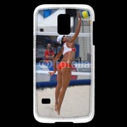 Coque Samsung Galaxy S5 Mini Beach Volley féminin 50