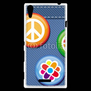 Coque Sony Xperia T3 Hippies jean's