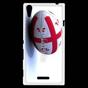 Coque Sony Xperia T3 Ballon de rugby Georgie