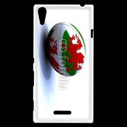 Coque Sony Xperia T3 Ballon de rugby Pays de Galles