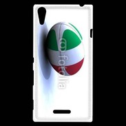 Coque Sony Xperia T3 Ballon de rugby Italie