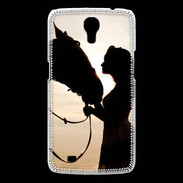 Coque Samsung Galaxy Mega Amour de cheval 10