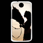 Coque HTC Desire 310 Amour de cheval 10