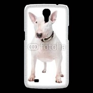 Coque Samsung Galaxy Mega Bull Terrier blanc 600