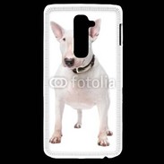 Coque LG G2 Bull Terrier blanc 600