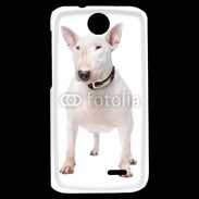 Coque HTC Desire 310 Bull Terrier blanc 600