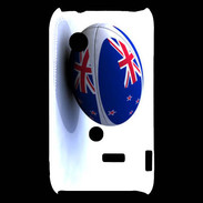 Coque Sony Xperia Typo Ballon de rugby Nouvelle Zélande