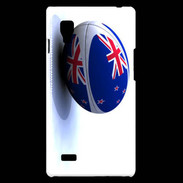 Coque LG Optimus L9 Ballon de rugby Nouvelle Zélande
