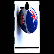 Coque Sony Xperia U Ballon de rugby Nouvelle Zélande