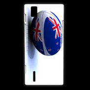 Coque Huawei Ascend P2 Ballon de rugby Nouvelle Zélande