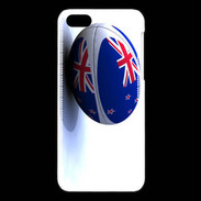 Coque iPhone 5C Ballon de rugby Nouvelle Zélande