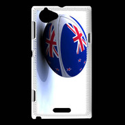 Coque Sony Xperia L Ballon de rugby Nouvelle Zélande