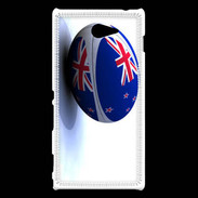 Coque Sony Xperia M2 Ballon de rugby Nouvelle Zélande