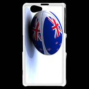 Coque Sony Xperia Z1 Compact Ballon de rugby Nouvelle Zélande