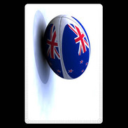 Etui carte bancaire Ballon de rugby Nouvelle Zélande