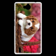 Coque Huawei Ascend G740 Chiot Cavalier King Charles 1