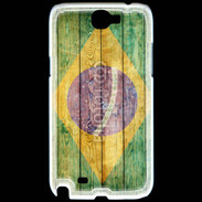Coque Samsung Galaxy Note 2 Drapeau Brésil Grunge 510