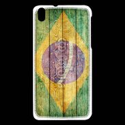 Coque HTC Desire 816 Drapeau Brésil Grunge 510