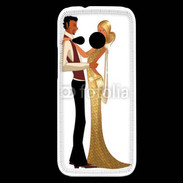 Coque HTC One Mini 2 Couple glamour dessin