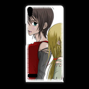 Coque Huawei Ascend P6 Cute Boy and Girl